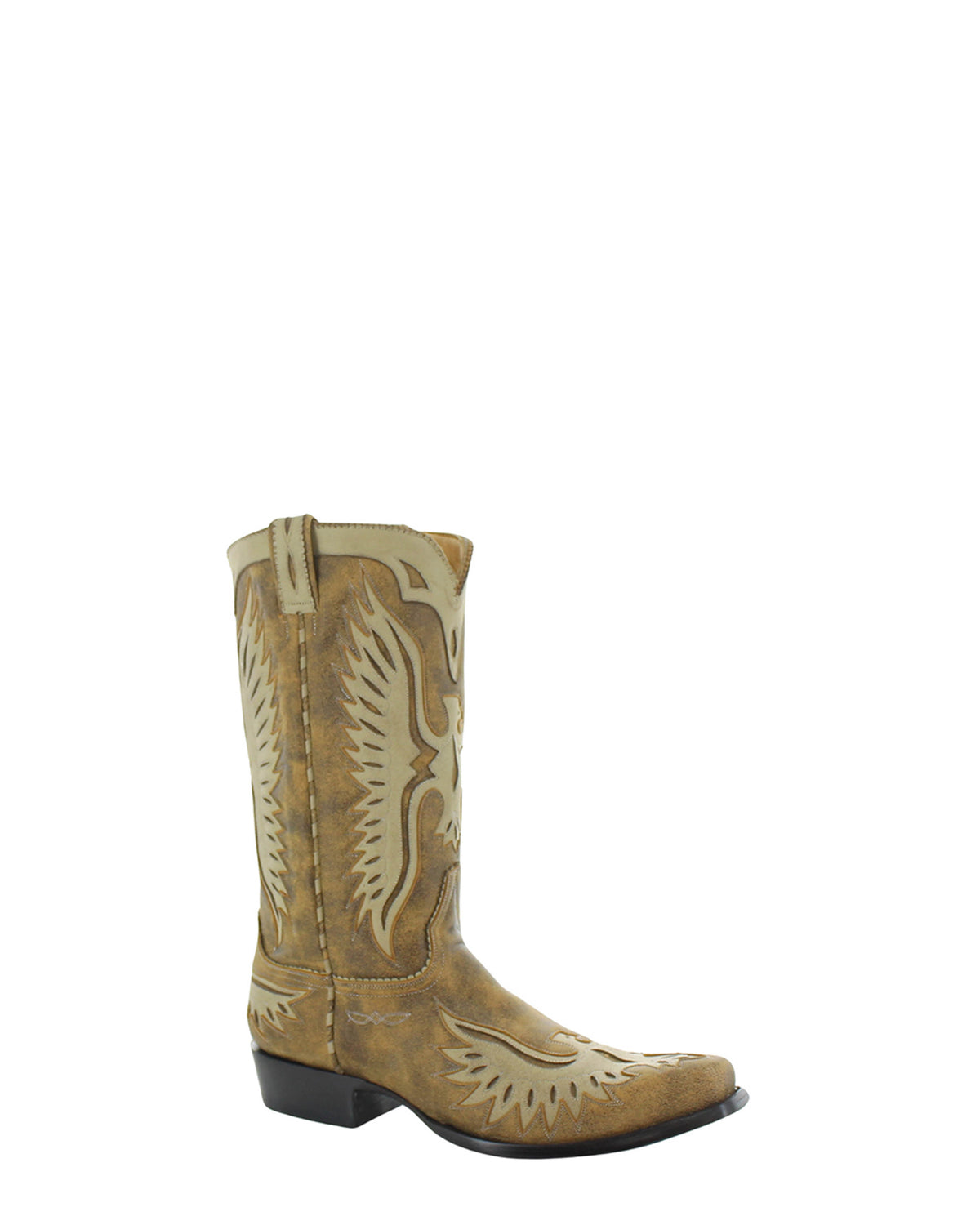 Men's Eagle Cowboy Boots - Rust/Bone - view 3
