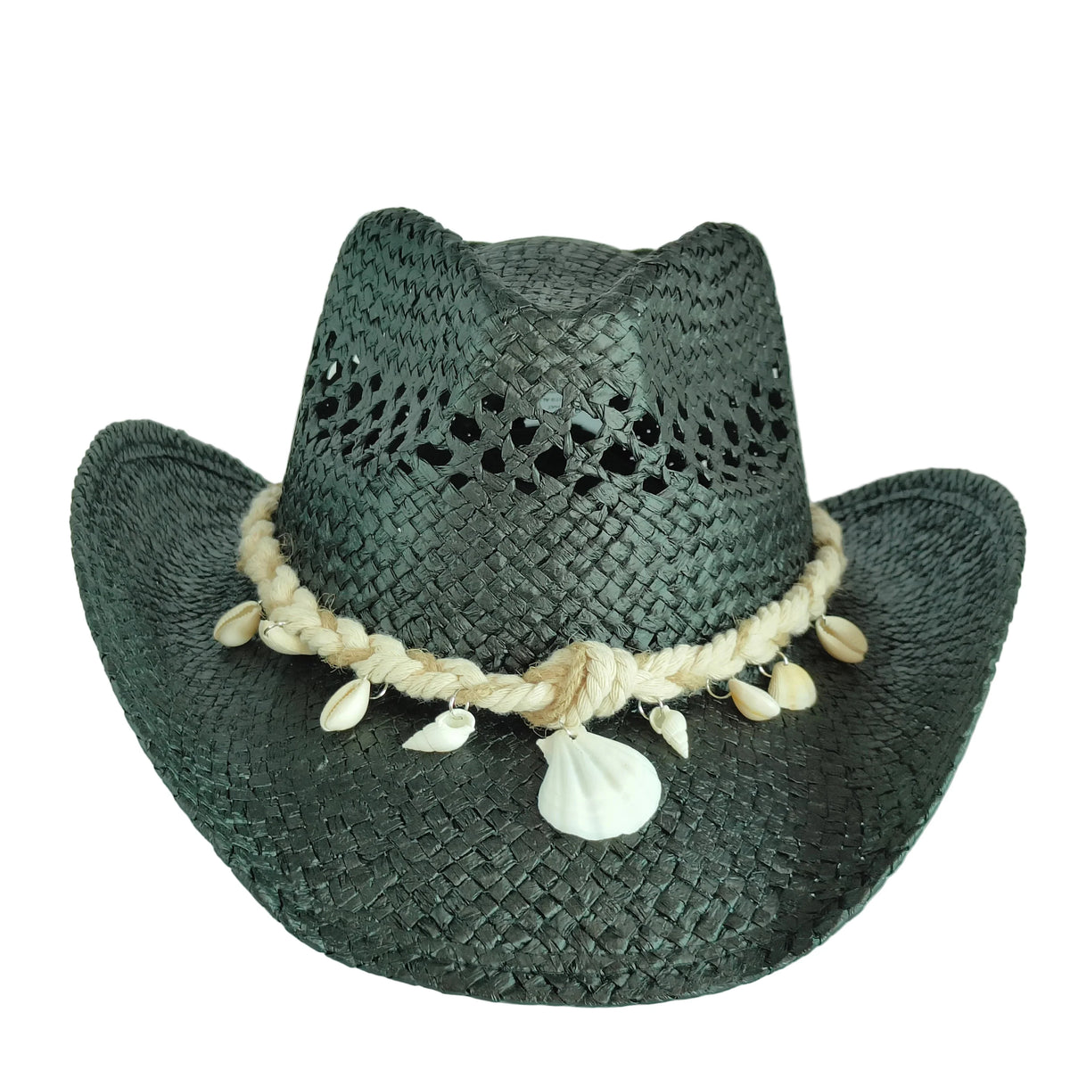West Monroe Shells Straw Cowboy Hat