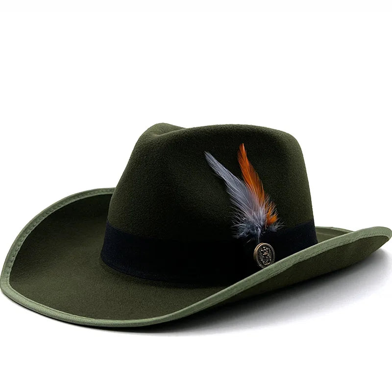 Winchester Feathers Cotton Cowboy Hat