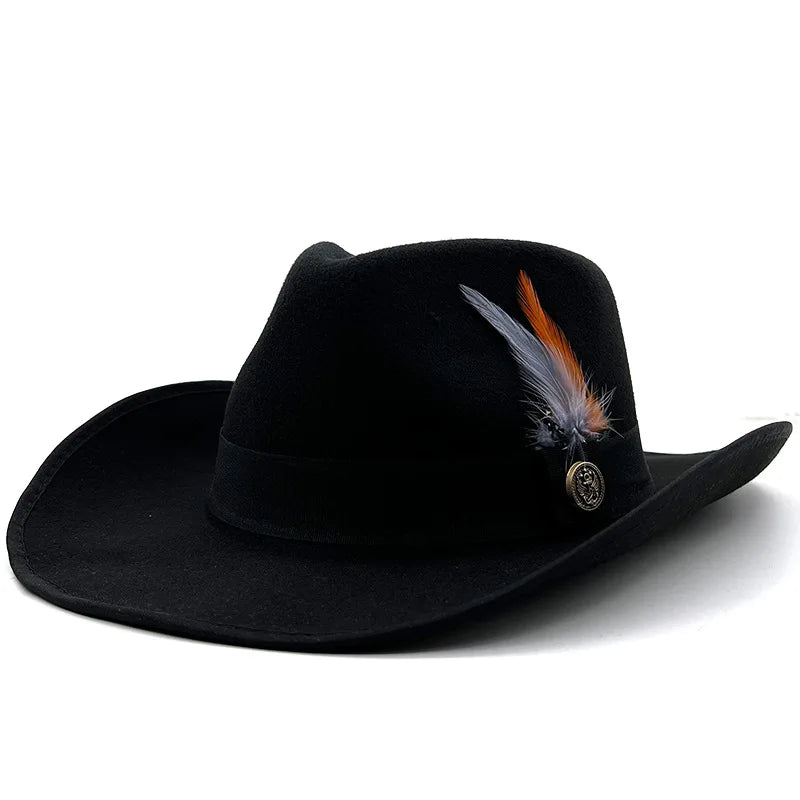 Winchester Feathers Cotton Cowboy Hat