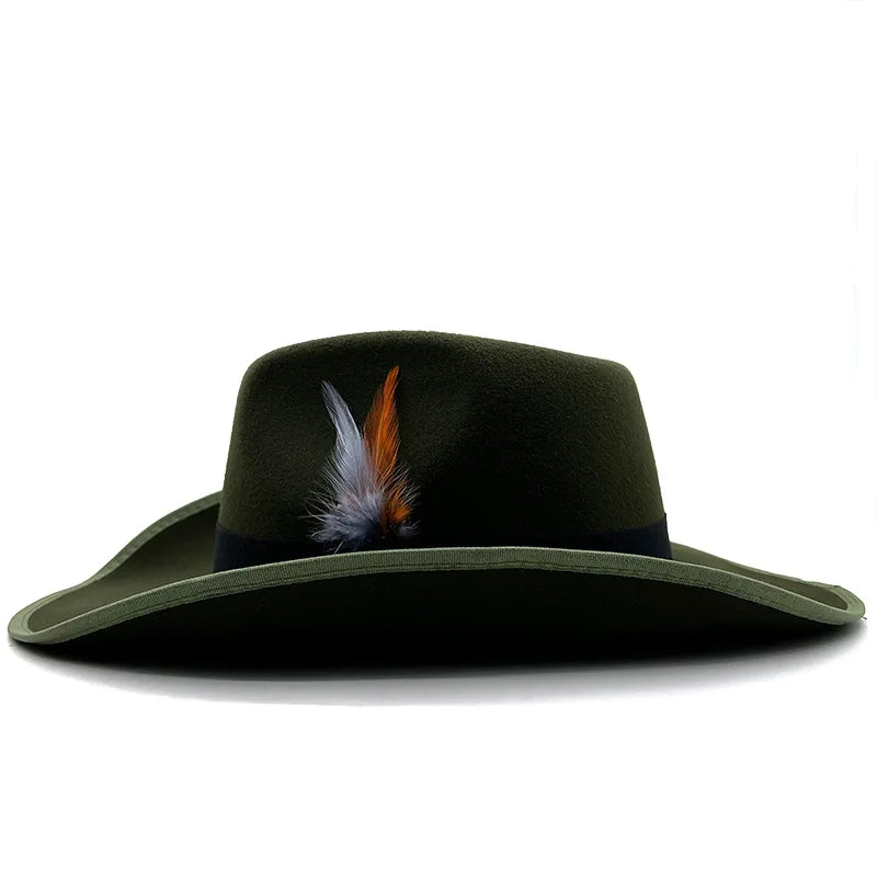 Winchester Feathers Cotton Cowboy Hat