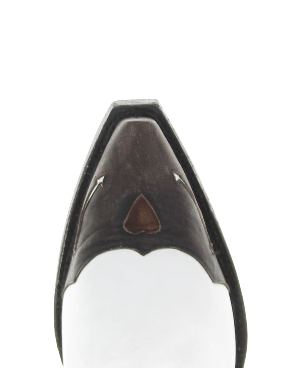 Women's Cowhide Cowgirl Booties - White/Brass - view 4