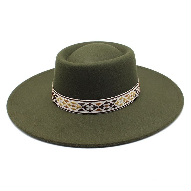Zurich Wide Brimmed Porkpie Hat