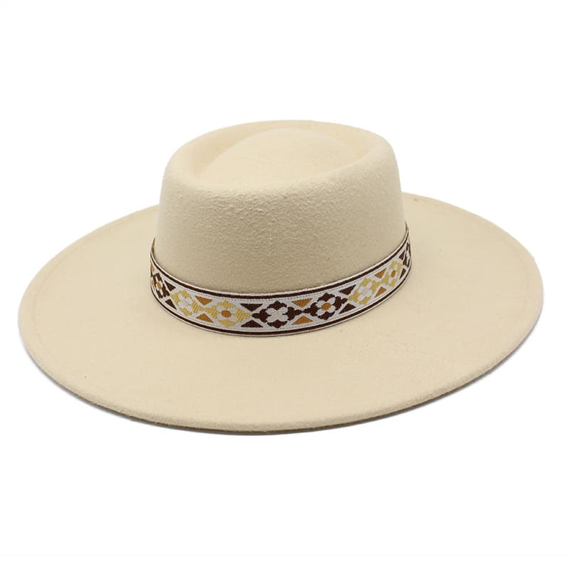 Zurich Wide Brimmed Porkpie Hat