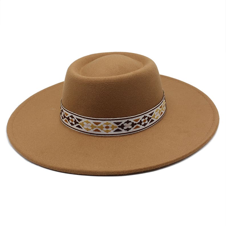 Zurich Wide Brimmed Porkpie Hat