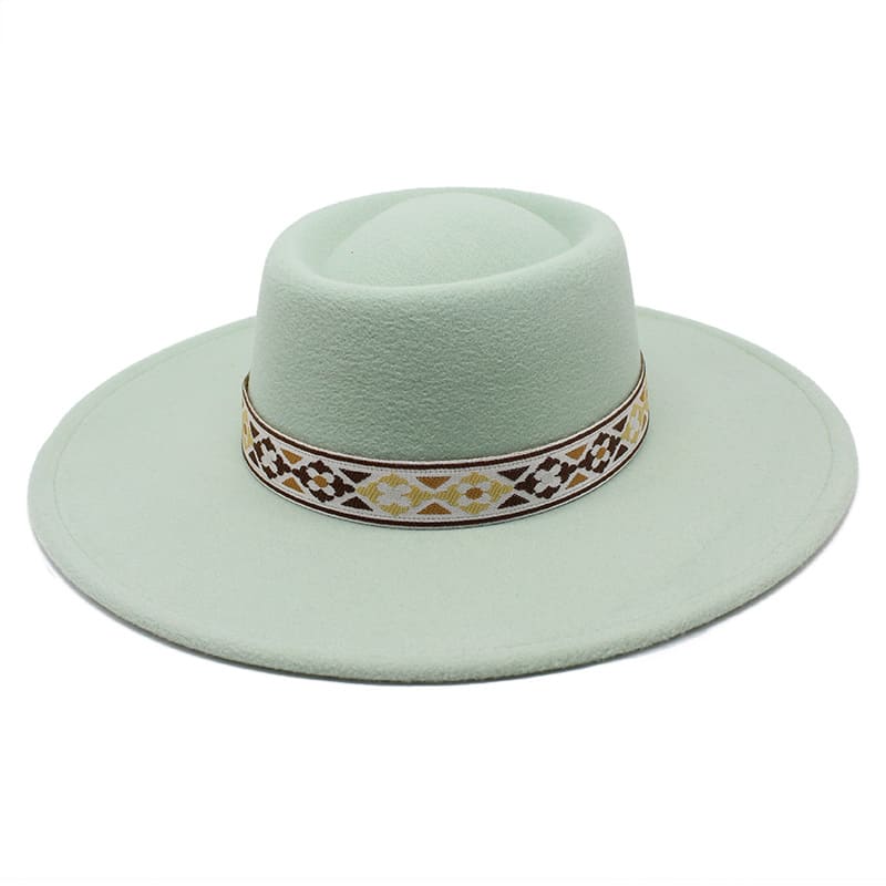 Zurich Wide Brimmed Porkpie Hat