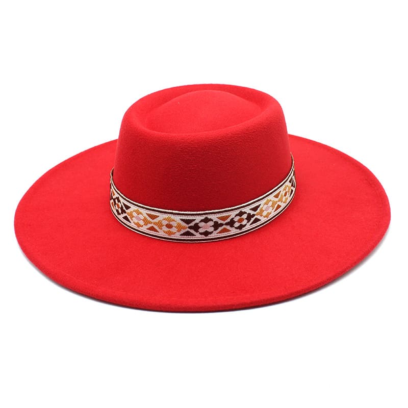 Zurich Wide Brimmed Porkpie Hat