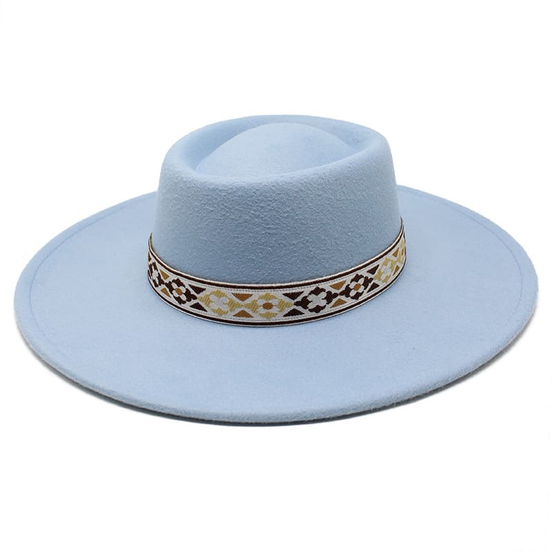 Zurich Wide Brimmed Porkpie Hat