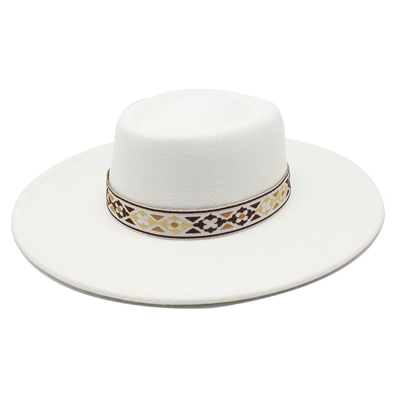 Zurich Wide Brimmed Porkpie Hat