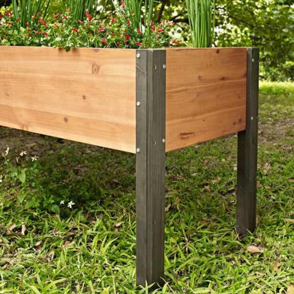 Elevated Outdoor Raised Garden Bed Planter Box 70 x 24 x 29 inch High