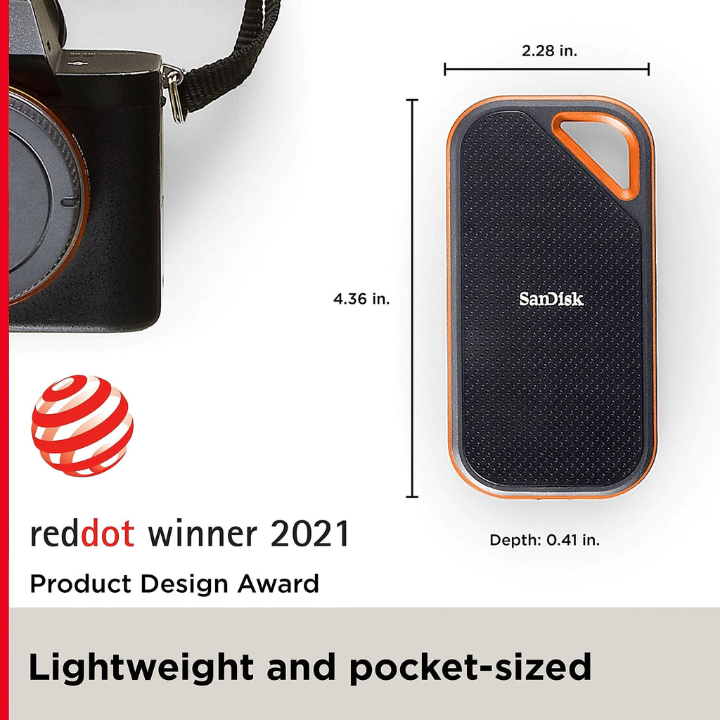 SanDisk 1TB Extreme PRO Portable SSD - Up To 2000MB/s