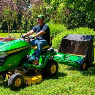 John Deere 42 in. 24 cu. ft. Tow-Behind Lawn Sweeper - STS-42JDC