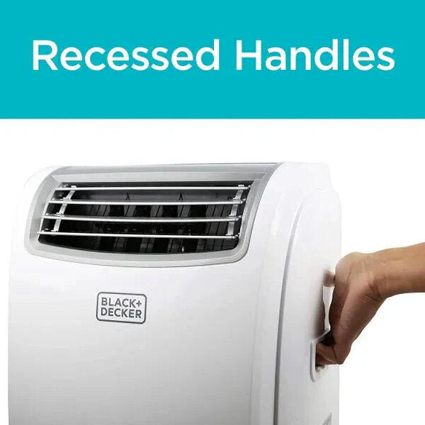BLACK+DECKER 14,000 BTU Portable Air Conditioner With Heat And Remote Control - White