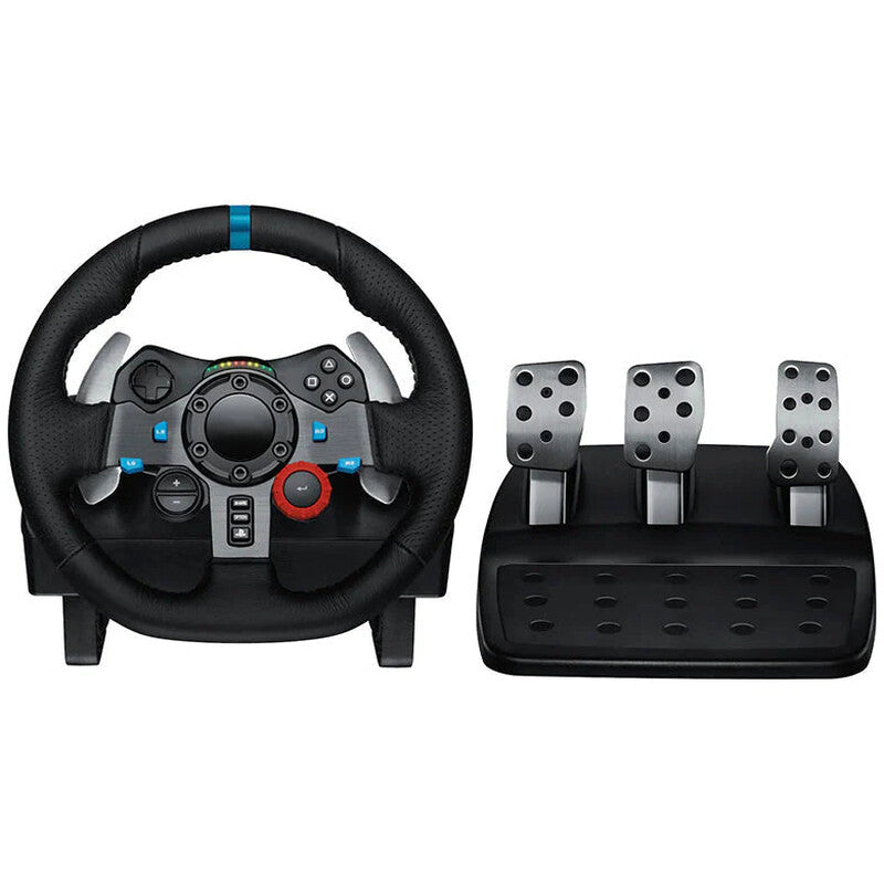 G29 Driving Force Racing Wheel And Floor Pedals For PS5, PS4, PC, Mac - Black