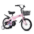 Baprem Girls' Bicycle, 18 Inch, Pink - Single Speed