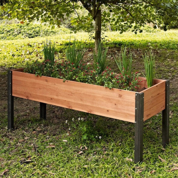 Elevated Outdoor Raised Garden Bed Planter Box 70 x 24 x 29 inch High