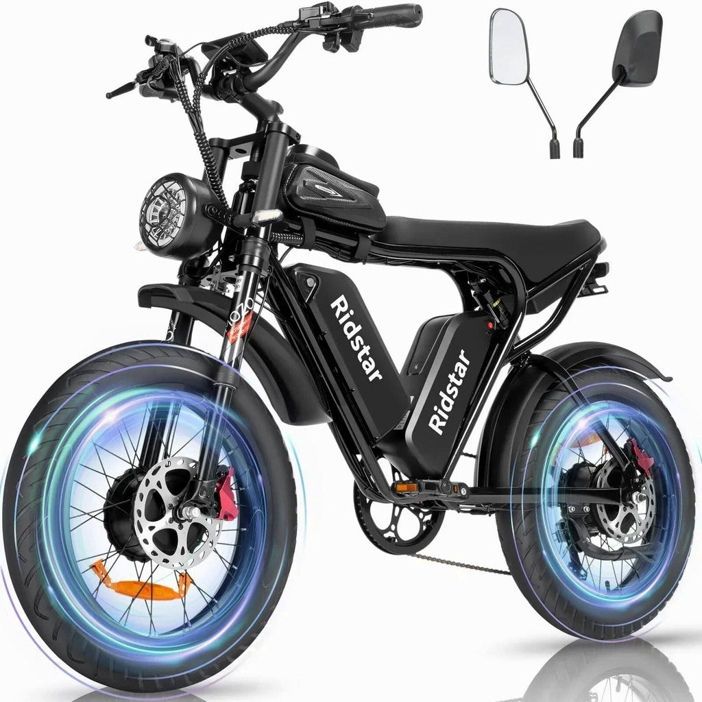 Dual Motor Electric Bike 2000W 52V 40Ah - Q20PRO