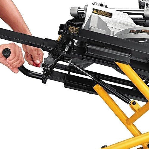 DEWALT Rolling Miter Saw Stand With Wheels, Yellow - DWX726