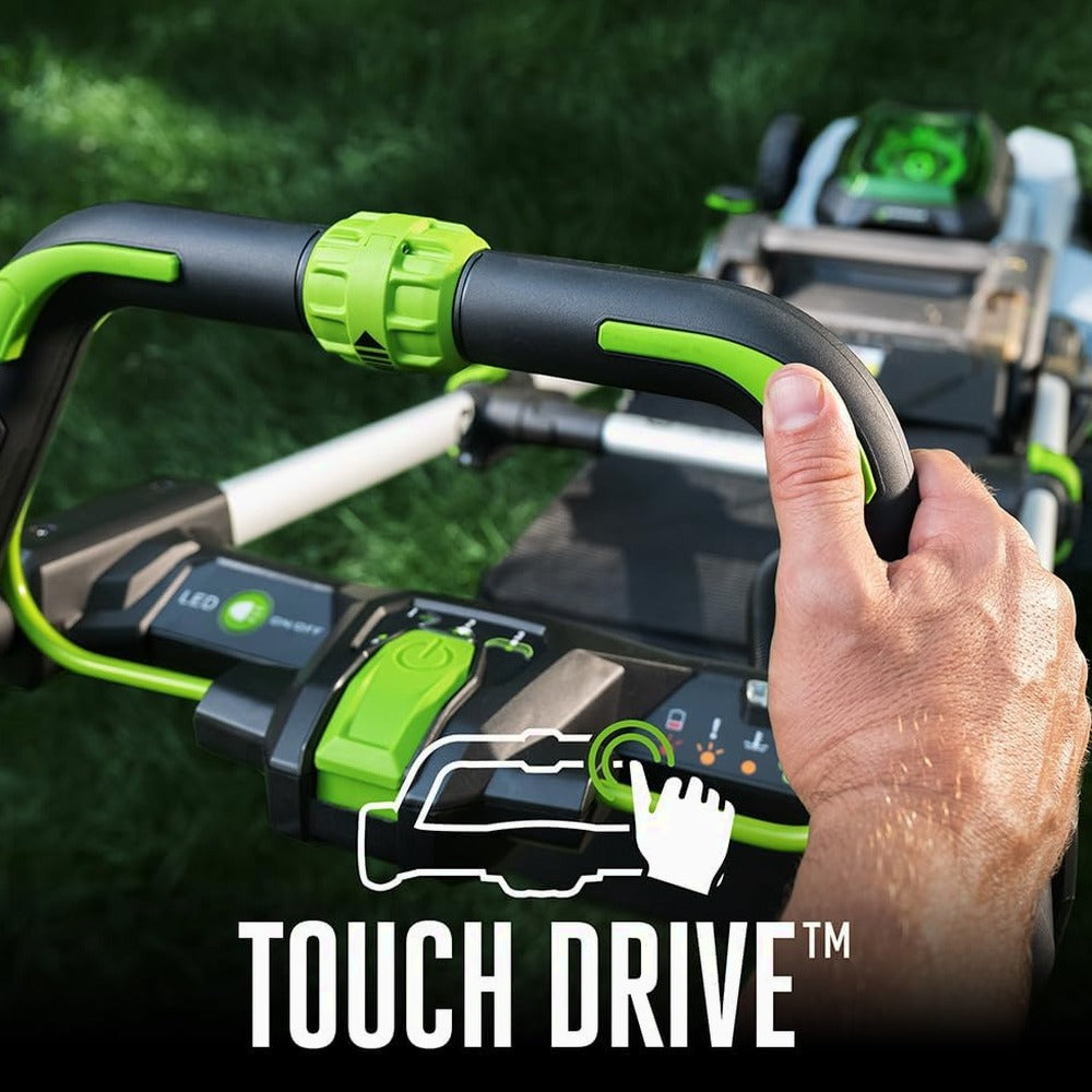 EGO Power+ 21-Inch 56-Volt Lithium-Ion Self-Propelled Cordless Lawn Mower With 2 4.0Ah Batteries And Rapid Charger - LM2102SP-A