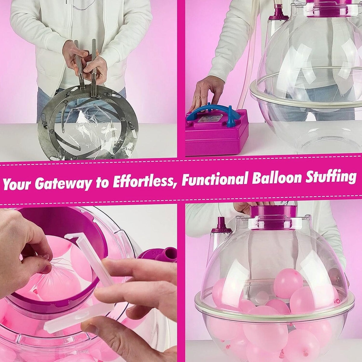 BLOONSY Balloon Stuffing Machine Kit With Electric Air Pump And Expander Tool - BLNS-BSM-01