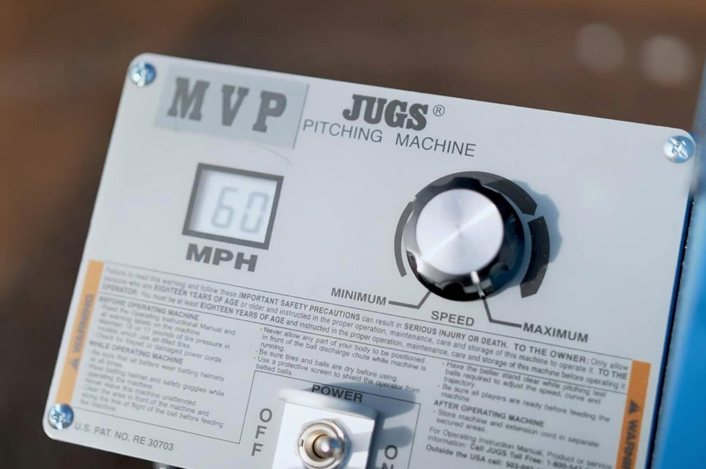 Jugs MVP Combo Pitching Machine, 20-60 MPH, Baseball And Softball - M1601