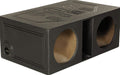 QPower Dual 12in Vented Subwoofer Box - QBOMB12VL