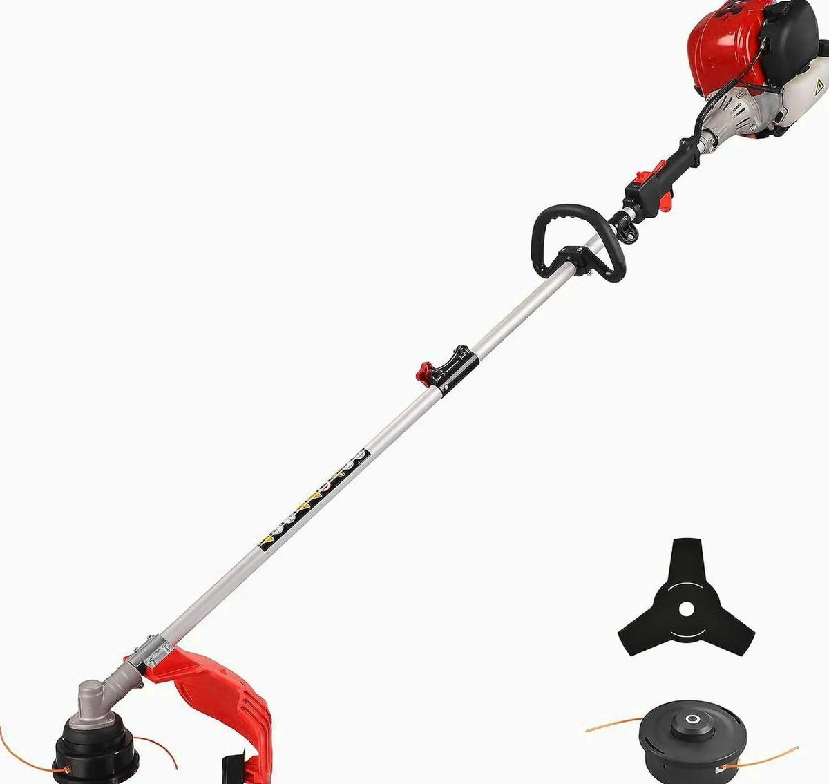 PowerSmart 4-Cycle 31cc 15lb Straight Shaft Gas String Trimmer And Brush Cutter