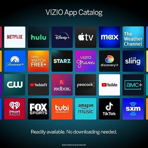 VIZIO 40-Inch D-Series Full HD 1080p Smart TV With AMD FreeSync Apple AirPlay - D40F-J09