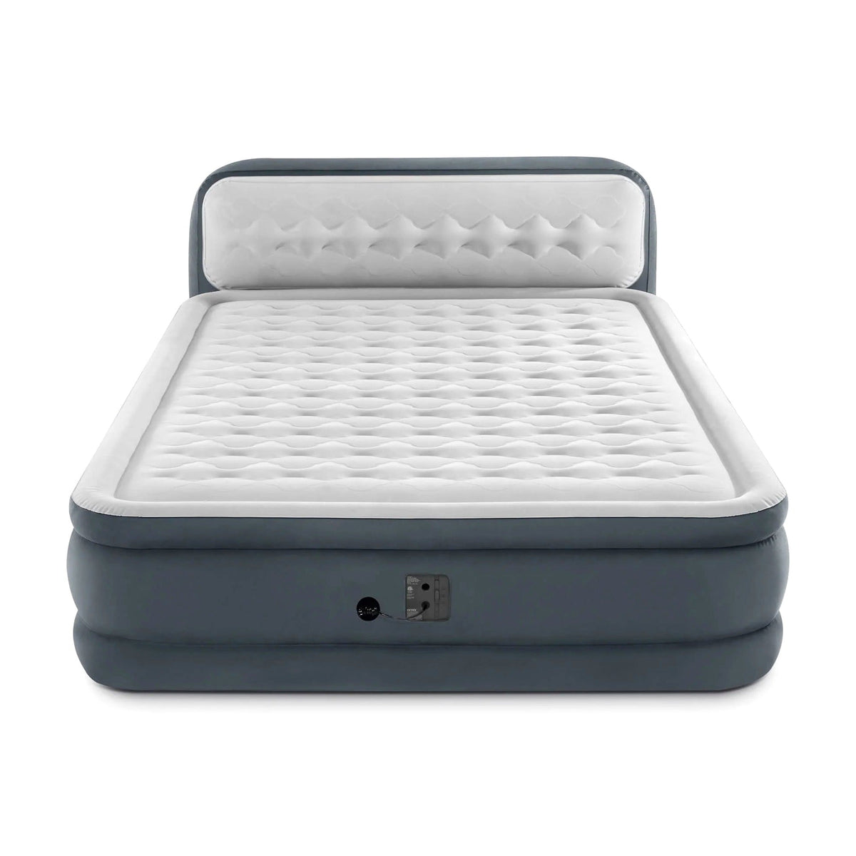 Intex Dura-Beam Deluxe Queen Air Mattress With Headboard, 18 Inches - FBAINT64447ED
