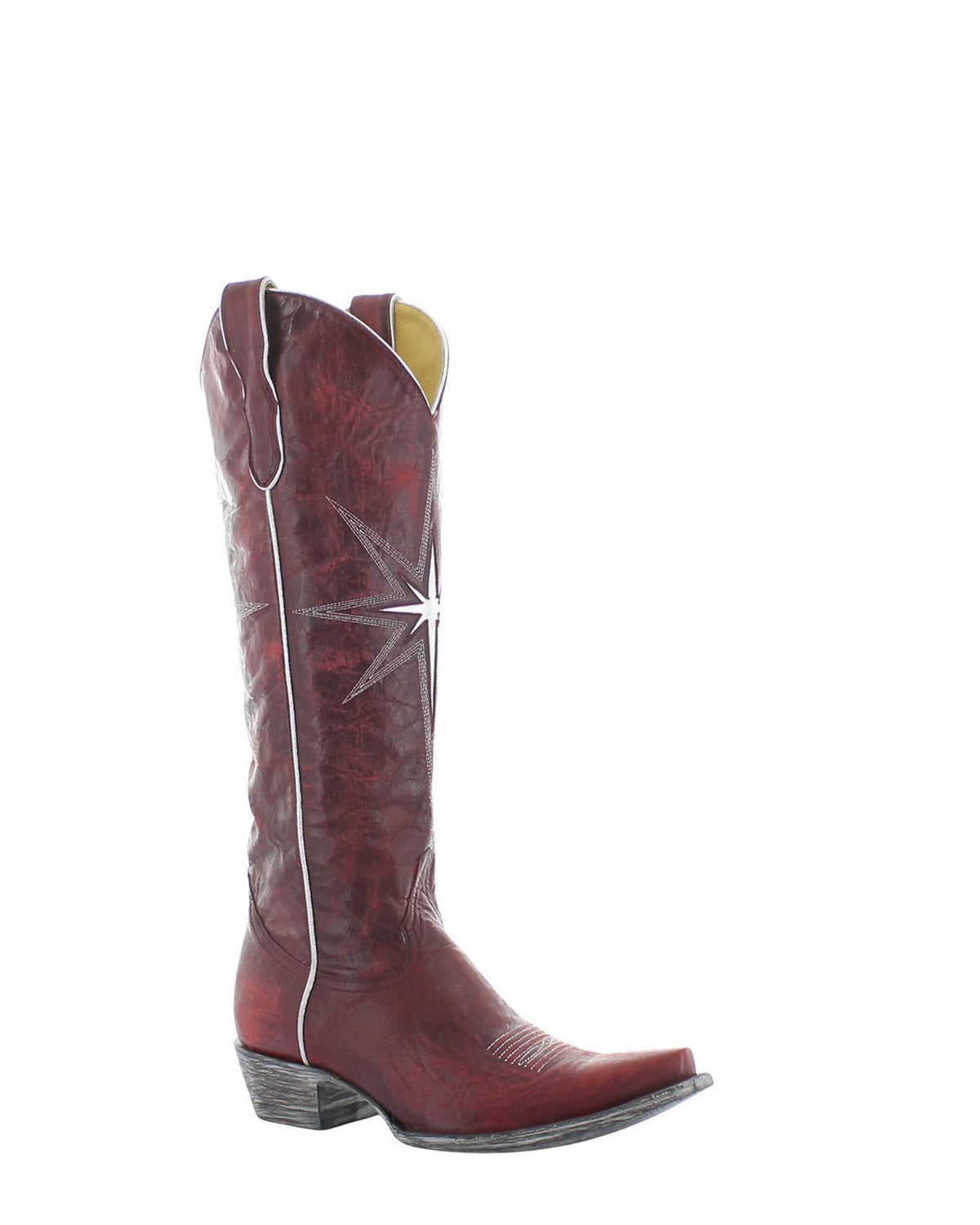 Women's Embroidered Tall Cowgirl Boots - Wine - view 3