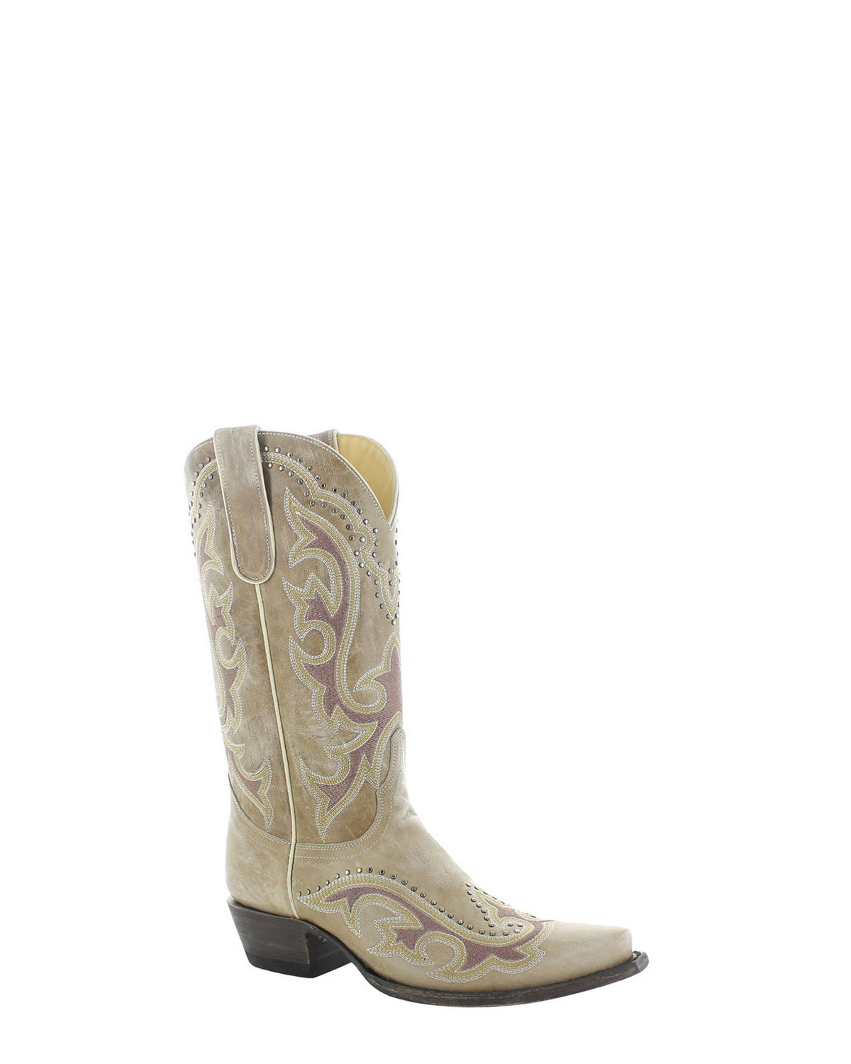 Women's Embroidered Cowgirl Boots - Bone/Beige - view 3