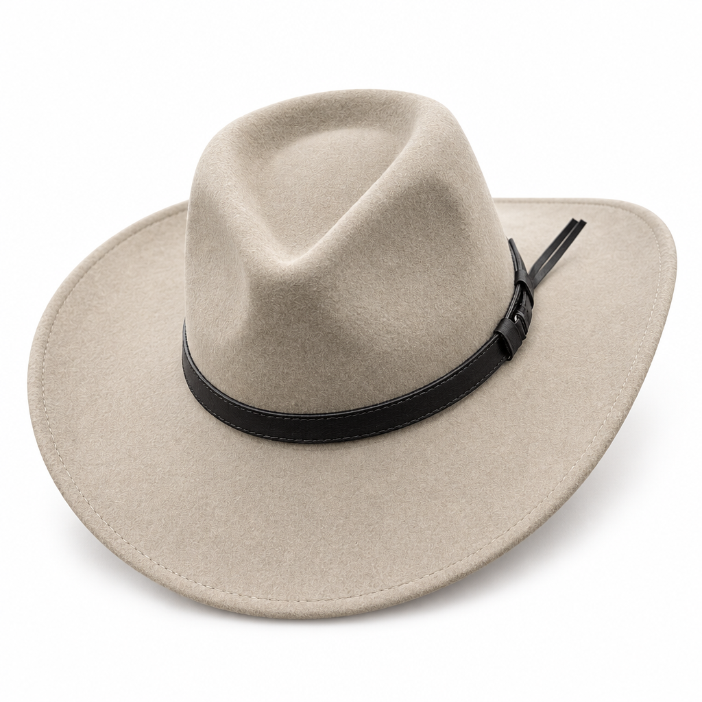 Crushable Wool Felt Cowboy Hat