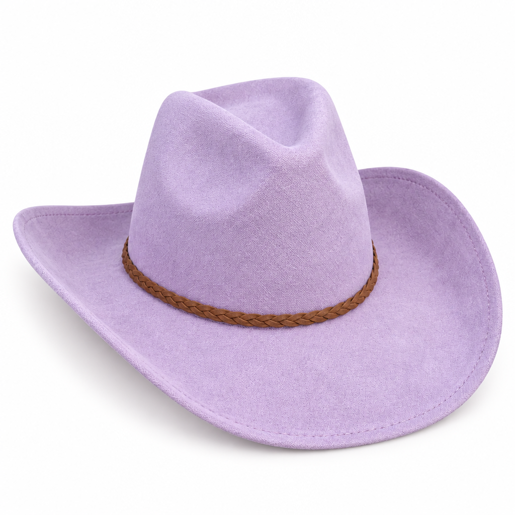 Vegan Suede Cattleman Hat