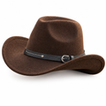 Wool Blend Rancher Hat with Leather Belt Band