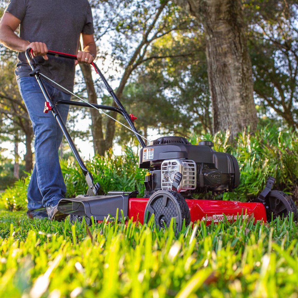 Hyper Tough 20in Gas Push Lawn Mower With 125cc Briggs & Stratton Engine - Prime N Pull