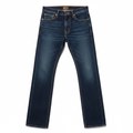 Men's dark wash western bootcut jeans