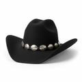 Black Felt Cowboy Hat