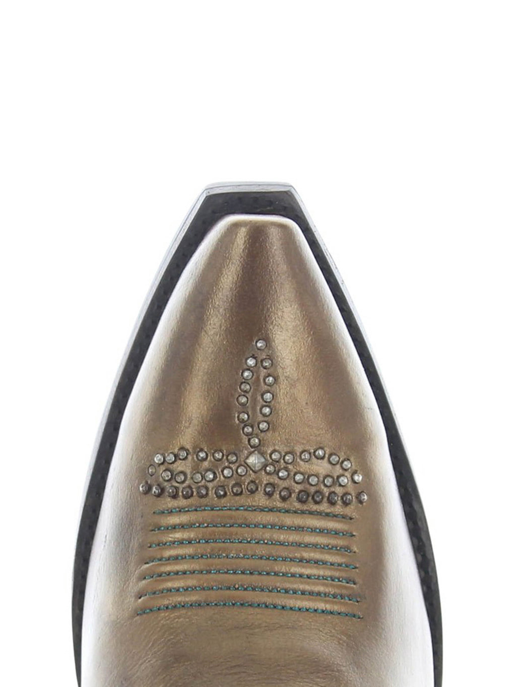 Women's Studded Embroidered Tall Cowgirl Boots - Copper - view 4