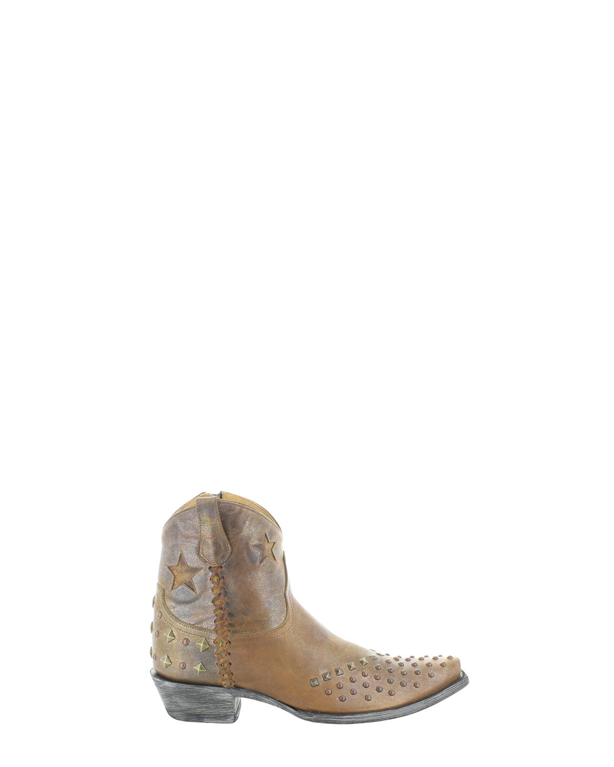 Women's Embroidered Cowgirl Booties - Nut - view 2