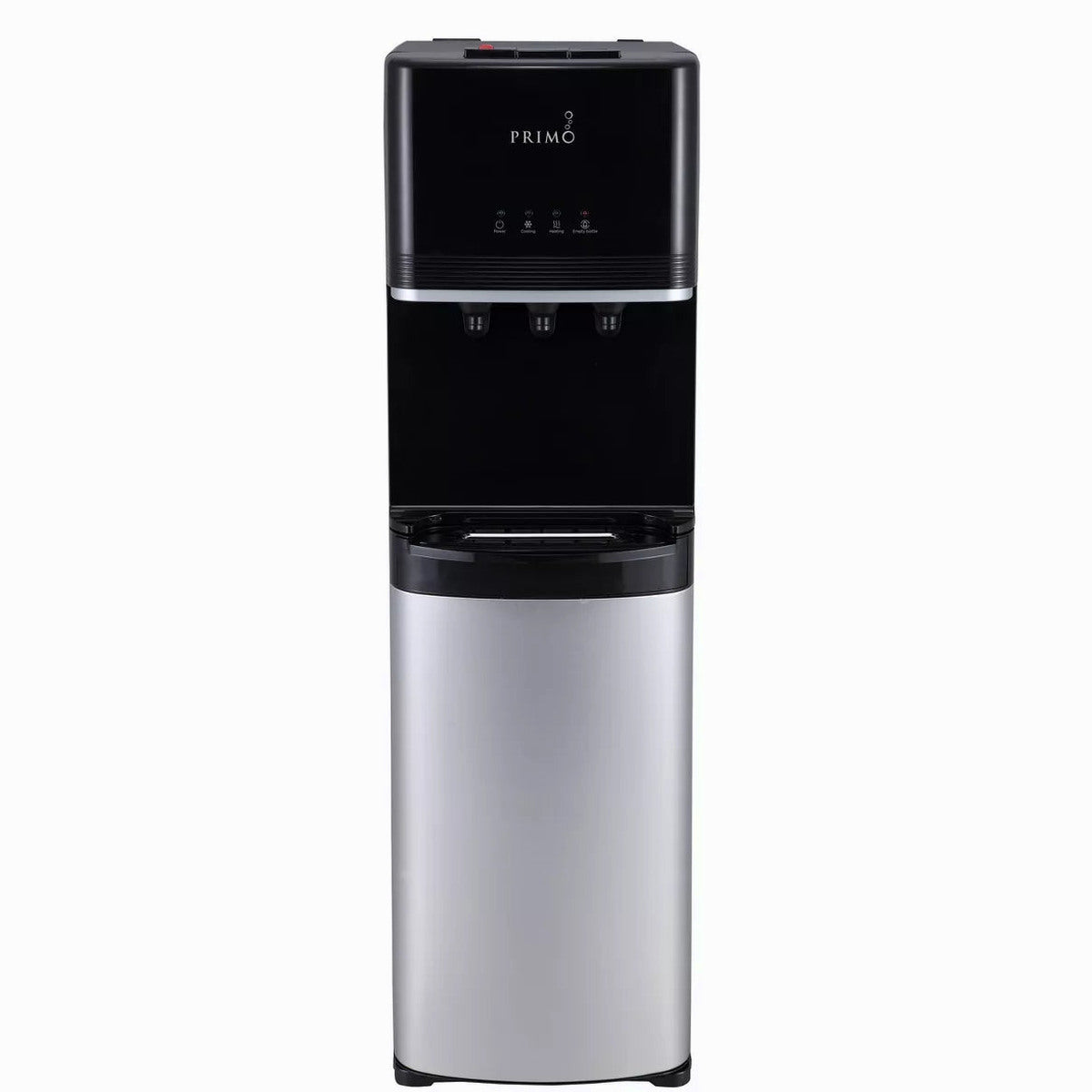 Primo Deluxe Stainless Steel Bottom-Load Water Cooler Dispenser, 3-Temp Settings