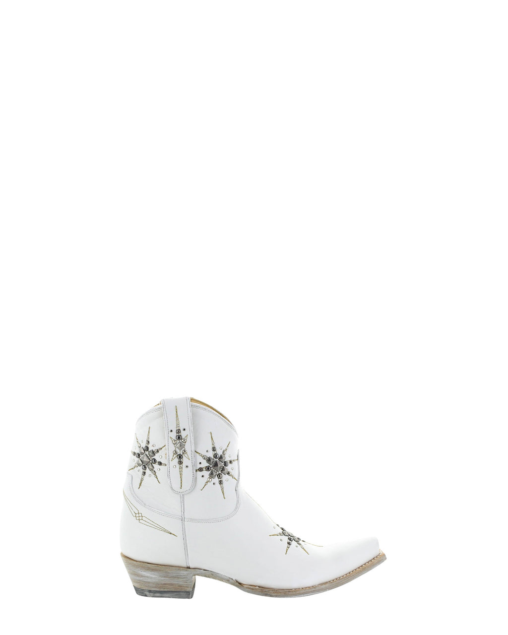 Women's Embroidered Cowgirl Booties - White - view 2