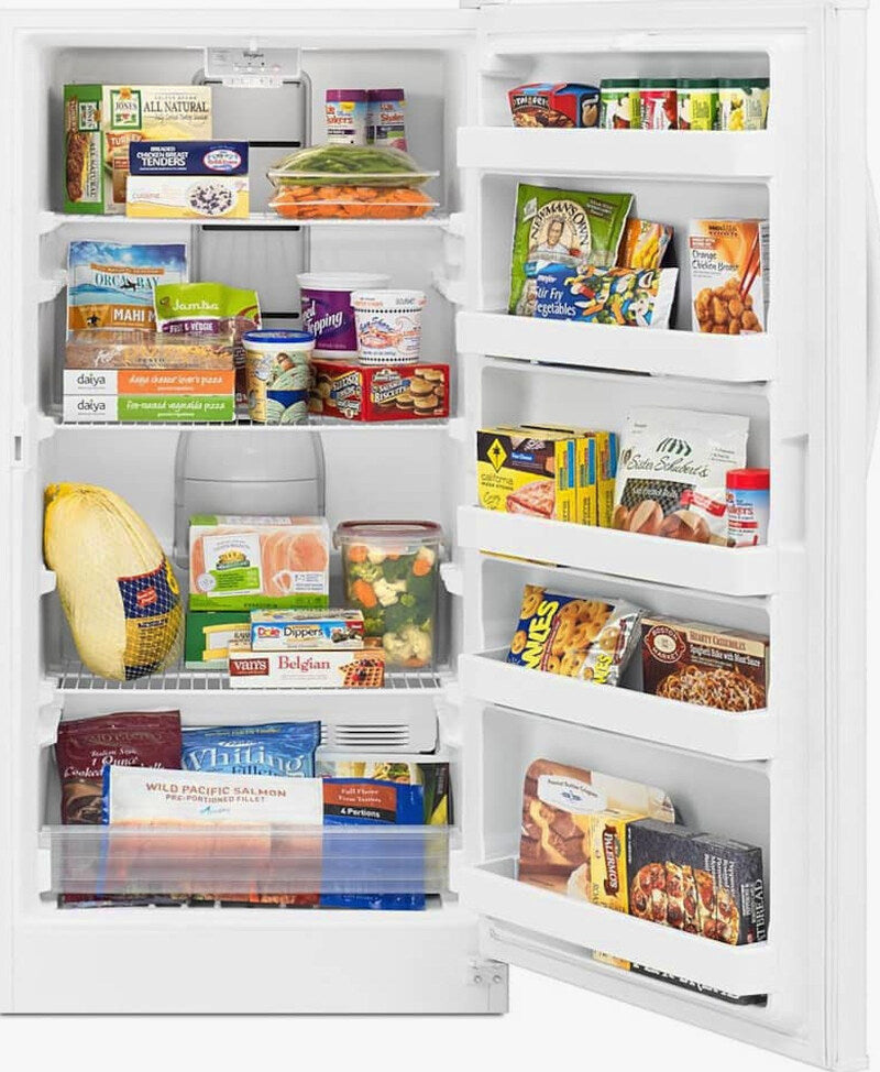 Whirlpool 15.7 Cu. Ft. Frost-Free Upright Freezer, White
