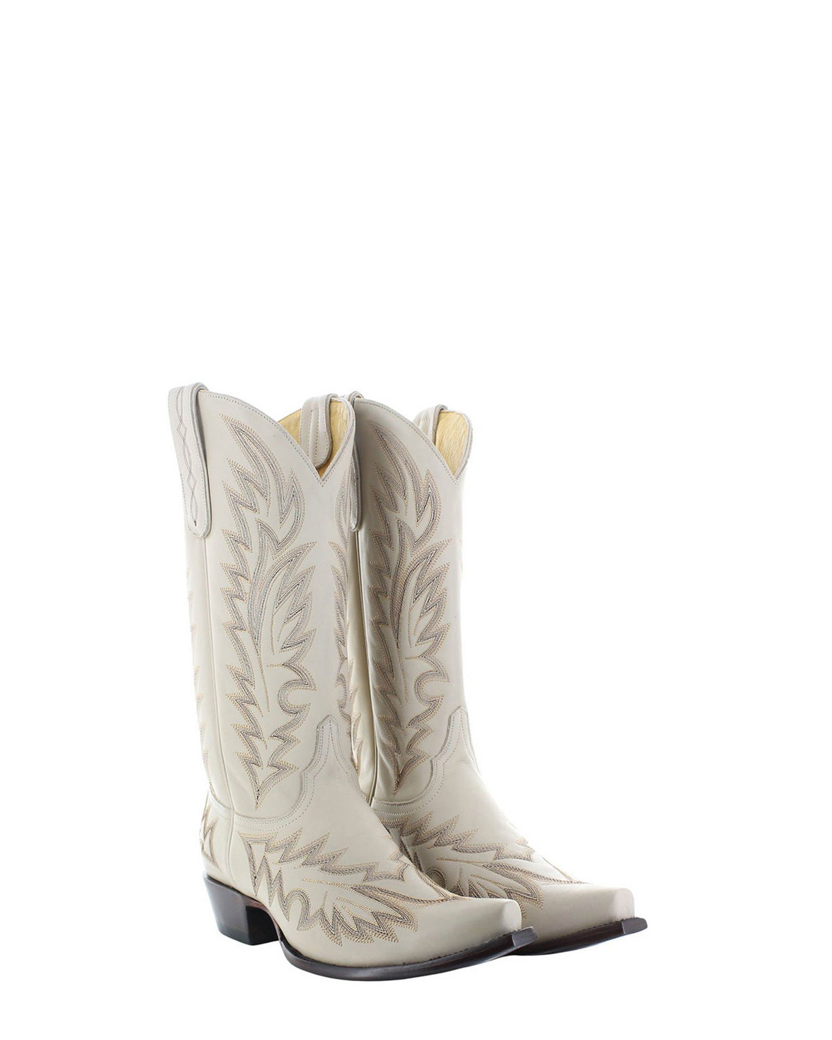 Women's Embroidered Cowgirl Boots - Cognac/Black